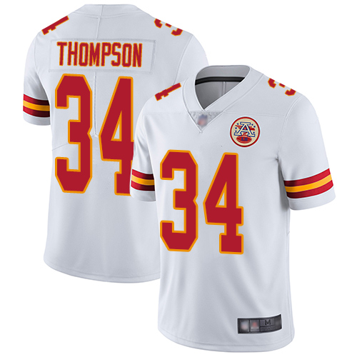 Nike Chiefs #34 Darwin Thompson White Youth Stitched NFL Vapor Untouchable Limited Jersey Nike Chiefs #34 Darwin Thompson White Youth Stitched NFL Vapor Untouchable Limited Jersey
