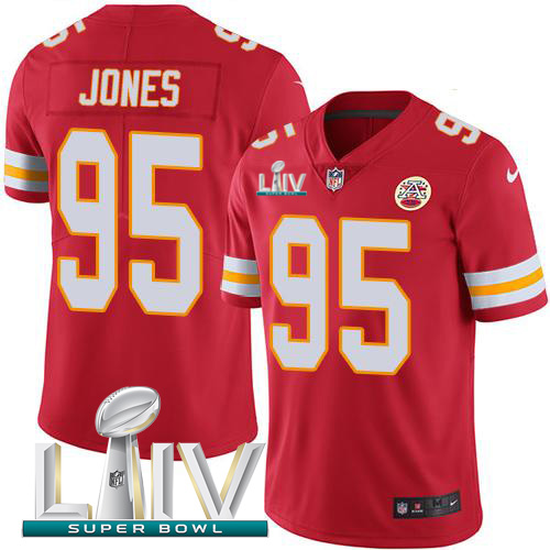 Nike Chiefs #95 Chris Jones Red Super Bowl LIV 2020 Team Color Youth Stitched NFL Vapor Untouchable Limited Jersey Nike Chiefs #95 Chris Jones Red Super Bowl LIV 2020 Team Color Youth Stitched NFL Vapor Untouchable Limited Jersey