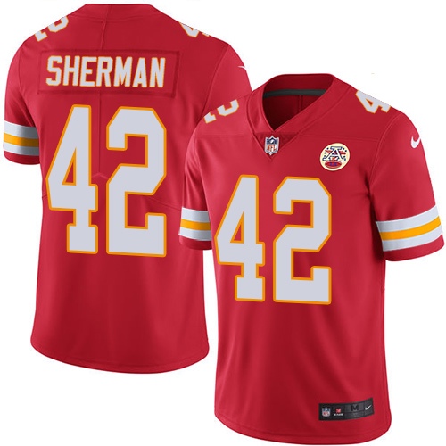 Nike Chiefs #42 Anthony Sherman Red Team Color Youth Stitched NFL Vapor Untouchable Limited Jersey Nike Chiefs #42 Anthony Sherman Red Team Color Youth Stitched NFL Vapor Untouchable Limited Jersey