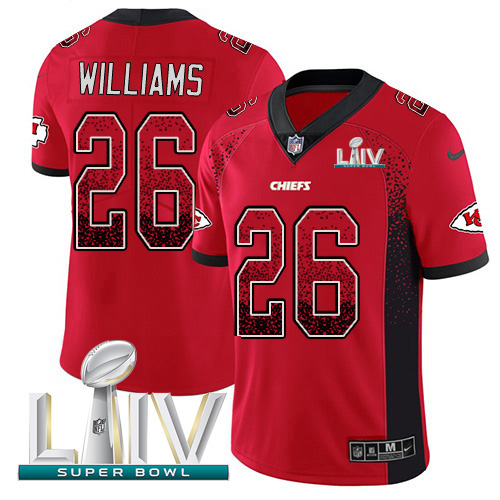 Nike Chiefs #26 Damien Williams Red Super Bowl LIV 2020 Team Color Youth Stitched NFL Limited Rush Drift Fashion Jersey Nike Chiefs #26 Damien Williams Red Super Bowl LIV 2020 Team Color Youth Stitched NFL Limited Rush Drift Fashion Jersey