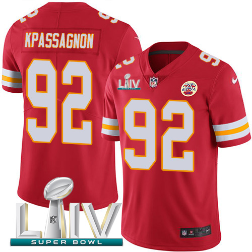 Nike Chiefs #92 Tanoh Kpassagnon Red Super Bowl LIV 2020 Team Color Youth Stitched NFL Vapor Untouchable Limited Jersey Nike Chiefs #92 Tanoh Kpassagnon Red Super Bowl LIV 2020 Team Color Youth Stitched NFL Vapor Untouchable Limited Jersey