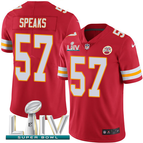 Nike Chiefs #57 Breeland Speaks Red Super Bowl LIV 2020 Team Color Youth Stitched NFL Vapor Untouchable Limited Jersey Nike Chiefs #57 Breeland Speaks Red Super Bowl LIV 2020 Team Color Youth Stitched NFL Vapor Untouchable Limited Jersey