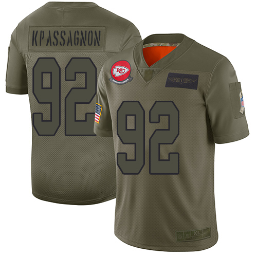 Nike Chiefs #92 Tanoh Kpassagnon Camo Youth Stitched NFL Limited 2019 Salute to Service Jersey Nike Chiefs #92 Tanoh Kpassagnon Camo Youth Stitched NFL Limited 2019 Salute to Service Jersey