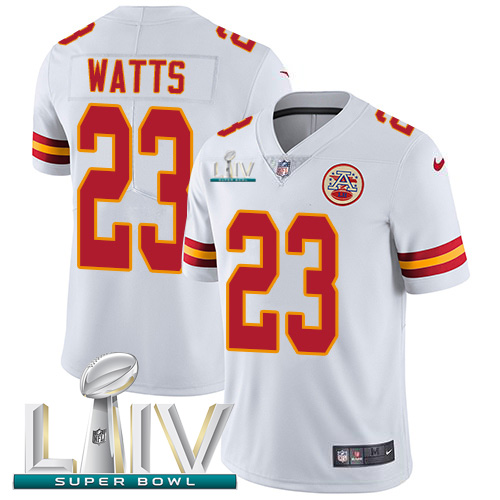 Nike Chiefs #23 Armani Watts White Super Bowl LIV 2020 Youth Stitched NFL Vapor Untouchable Limited Jersey Nike Chiefs #23 Armani Watts White Super Bowl LIV 2020 Youth Stitched NFL Vapor Untouchable Limited Jersey