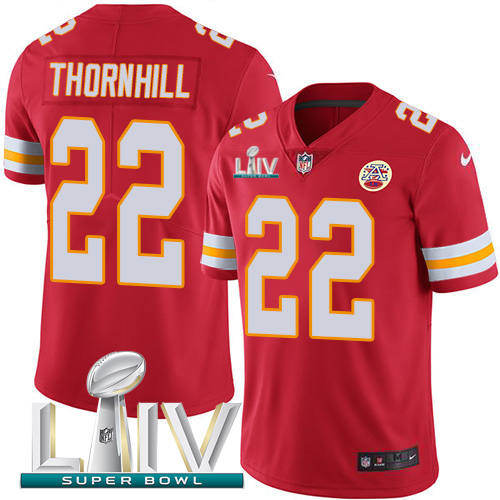 Nike Chiefs #22 Juan Thornhill Red Super Bowl LIV 2020 Team Color Youth Stitched NFL Vapor Untouchable Limited Jersey Nike Chiefs #22 Juan Thornhill Red Super Bowl LIV 2020 Team Color Youth Stitched NFL Vapor Untouchable Limited Jersey