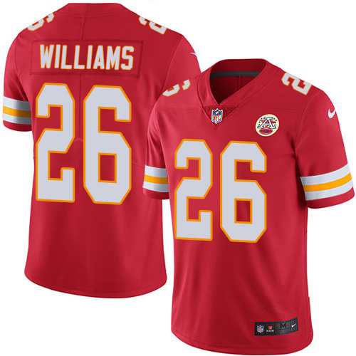 Nike Chiefs #26 Damien Williams Red Team Color Youth Stitched NFL Vapor Untouchable Limited Jersey Nike Chiefs #26 Damien Williams Red Team Color Youth Stitched NFL Vapor Untouchable Limited Jersey