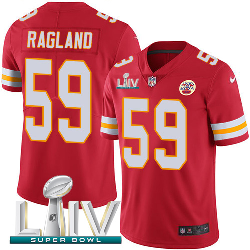 Nike Chiefs #59 Reggie Ragland Red Super Bowl LIV 2020 Team Color Youth Stitched NFL Vapor Untouchable Limited Jersey Nike Chiefs #59 Reggie Ragland Red Super Bowl LIV 2020 Team Color Youth Stitched NFL Vapor Untouchable Limited Jersey