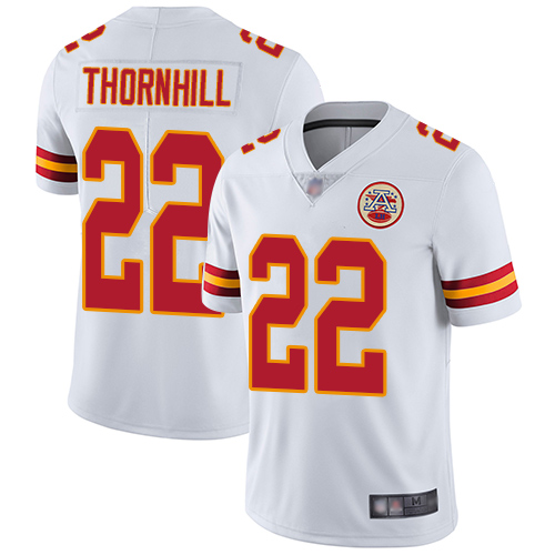 Nike Chiefs #22 Juan Thornhill White Youth Stitched NFL Vapor Untouchable Limited Jersey Nike Chiefs #22 Juan Thornhill White Youth Stitched NFL Vapor Untouchable Limited Jersey