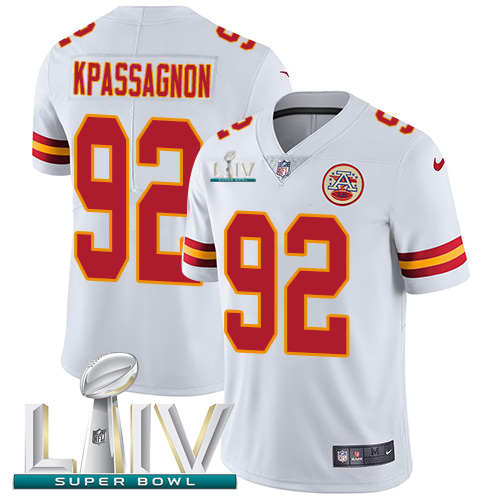 Nike Chiefs #92 Tanoh Kpassagnon White Super Bowl LIV 2020 Youth Stitched NFL Vapor Untouchable Limited Jersey Nike Chiefs #92 Tanoh Kpassagnon White Super Bowl LIV 2020 Youth Stitched NFL Vapor Untouchable Limited Jersey