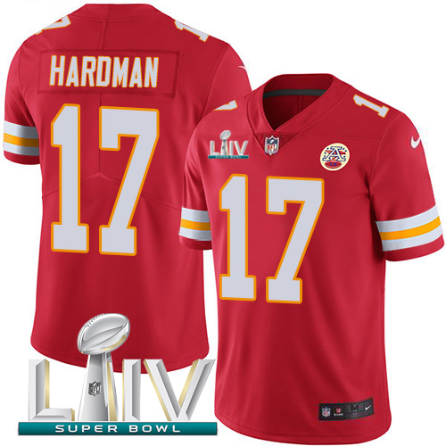 Nike Chiefs #17 Mecole Hardman Red Super Bowl LIV 2020 Team Color Youth Stitched NFL Vapor Untouchable Limited Jersey Nike Chiefs #17 Mecole Hardman Red Super Bowl LIV 2020 Team Color Youth Stitched NFL Vapor Untouchable Limited Jersey