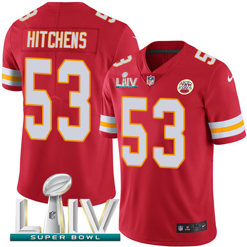 Nike Chiefs #53 Anthony Hitchens Red Super Bowl LIV 2020 Team Color Youth Stitched NFL Vapor Untouchable Limited Jersey Nike Chiefs #53 Anthony Hitchens Red Super Bowl LIV 2020 Team Color Youth Stitched NFL Vapor Untouchable Limited Jersey