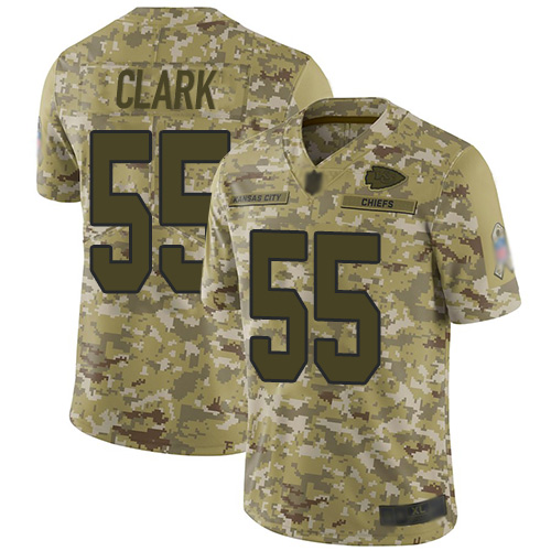 Nike Chiefs #55 Frank Clark Camo Youth Stitched NFL Limited 2018 Salute to Service Jersey Nike Chiefs #55 Frank Clark Camo Youth Stitched NFL Limited 2018 Salute to Service Jersey