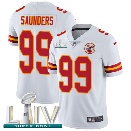 Nike Chiefs #99 Khalen Saunders White Super Bowl LIV 2020 Youth Stitched NFL Vapor Untouchable Limited Jersey Nike Chiefs #99 Khalen Saunders White Super Bowl LIV 2020 Youth Stitched NFL Vapor Untouchable Limited Jersey