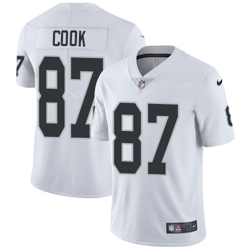 Nike Raiders #87 Jared Cook White Youth Stitched NFL Vapor Untouchable Limited Jersey Nike Raiders #87 Jared Cook White Youth Stitched NFL Vapor Untouchable Limited Jersey