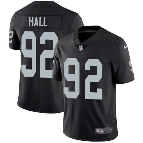 Nike Raiders #92 P.J. Hall Black Team Color Youth Stitched NFL Vapor Untouchable Limited Jersey Nike Raiders #92 P.J. Hall Black Team Color Youth Stitched NFL Vapor Untouchable Limited Jersey