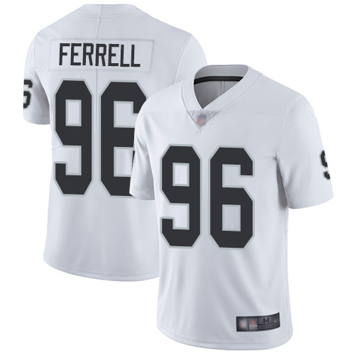 Nike Raiders #96 Clelin Ferrell White Youth Stitched NFL Vapor Untouchable Limited Jersey Nike Raiders #96 Clelin Ferrell White Youth Stitched NFL Vapor Untouchable Limited Jersey