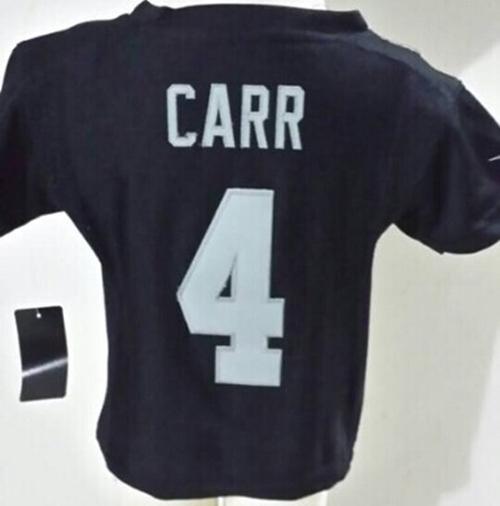 Toddler Nike Raiders #4 Derek Carr Black Team Color Stitched NFL Elite Jersey Toddler Nike Raiders #4 Derek Carr Black Team Color Stitched NFL Elite Jersey
