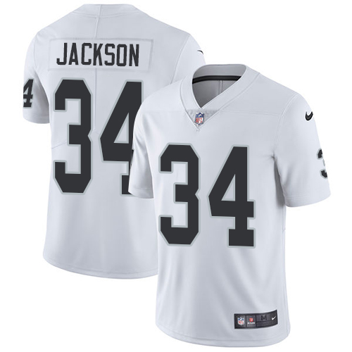 Nike Raiders #34 Bo Jackson White Youth Stitched NFL Vapor Untouchable Limited Jersey Nike Raiders #34 Bo Jackson White Youth Stitched NFL Vapor Untouchable Limited Jersey