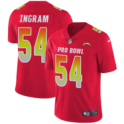Nike Chargers #54 Melvin Ingram Red Youth Stitched NFL Limited AFC 2019 Pro Bowl Jersey Nike Chargers #54 Melvin Ingram Red Youth Stitched NFL Limited AFC 2019 Pro Bowl Jersey