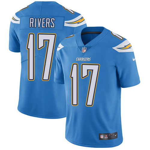 Nike Chargers #17 Philip Rivers Electric Blue Alternate Youth Stitched NFL Vapor Untouchable Limited Jersey Nike Chargers #17 Philip Rivers Electric Blue Alternate Youth Stitched NFL Vapor Untouchable Limited Jersey
