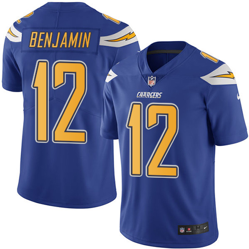 Nike Chargers #12 Travis Benjamin Electric Blue Youth Stitched NFL Limited Rush Jersey Nike Chargers #12 Travis Benjamin Electric Blue Youth Stitched NFL Limited Rush Jersey