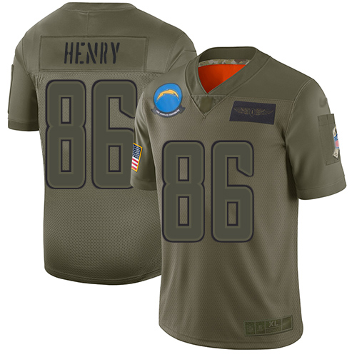 Nike Chargers #86 Hunter Henry Camo Youth Stitched NFL Limited 2019 Salute to Service Jersey Nike Chargers #86 Hunter Henry Camo Youth Stitched NFL Limited 2019 Salute to Service Jersey