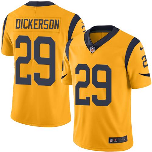 Nike Rams #29 Eric Dickerson Gold Youth Stitched NFL Limited Rush Jersey Nike Rams #29 Eric Dickerson Gold Youth Stitched NFL Limited Rush Jersey