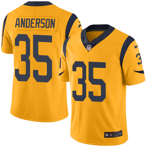 Nike Rams #35 C.J. Anderson Gold Youth Stitched NFL Limited Rush Jersey Nike Rams #35 C.J. Anderson Gold Youth Stitched NFL Limited Rush Jersey