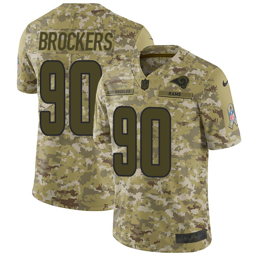 Nike Rams #90 Michael Brockers Camo Youth Stitched NFL Limited 2018 Salute to Service Jersey Nike Rams #90 Michael Brockers Camo Youth Stitched NFL Limited 2018 Salute to Service Jersey