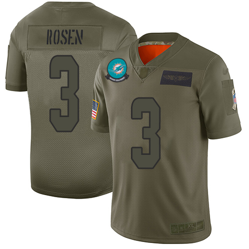 Nike Dolphins #3 Josh Rosen Camo Youth Stitched NFL Limited 2019 Salute to Service Jersey Nike Dolphins #3 Josh Rosen Camo Youth Stitched NFL Limited 2019 Salute to Service Jersey