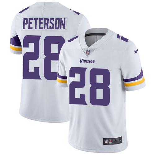 Nike Vikings #28 Adrian Peterson White Youth Stitched NFL Vapor Untouchable Limited Jersey Nike Vikings #28 Adrian Peterson White Youth Stitched NFL Vapor Untouchable Limited Jersey
