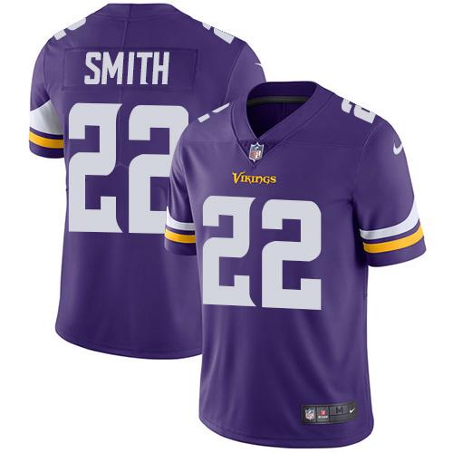 Nike Vikings #22 Harrison Smith Purple Team Color Youth Stitched NFL Vapor Untouchable Limited Jersey Nike Vikings #22 Harrison Smith Purple Team Color Youth Stitched NFL Vapor Untouchable Limited Jersey