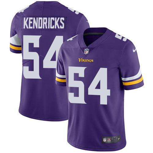 Nike Vikings #54 Eric Kendricks Purple Team Color Youth Stitched NFL Vapor Untouchable Limited Jersey Nike Vikings #54 Eric Kendricks Purple Team Color Youth Stitched NFL Vapor Untouchable Limited Jersey