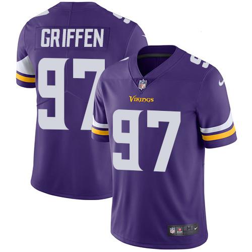 Nike Vikings #97 Everson Griffen Purple Team Color Youth Stitched NFL Vapor Untouchable Limited Jersey Nike Vikings #97 Everson Griffen Purple Team Color Youth Stitched NFL Vapor Untouchable Limited Jersey