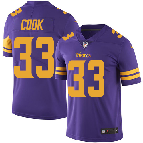 Nike Vikings #33 Dalvin Cook Purple Youth Stitched NFL Limited Rush Jersey Nike Vikings #33 Dalvin Cook Purple Youth Stitched NFL Limited Rush Jersey