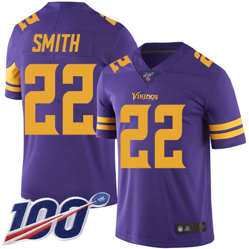 Nike Vikings #22 Harrison Smith Purple Youth Stitched NFL Limited Rush 100th Season Jersey Nike Vikings #22 Harrison Smith Purple Youth Stitched NFL Limited Rush 100th Season Jersey