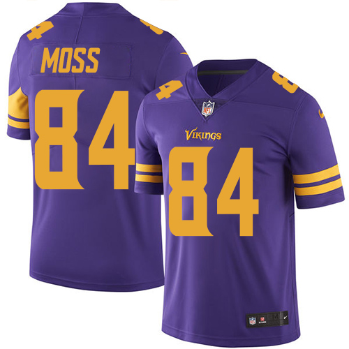 Nike Vikings #84 Randy Moss Purple Youth Stitched NFL Limited Rush Jersey Nike Vikings #84 Randy Moss Purple Youth Stitched NFL Limited Rush Jersey