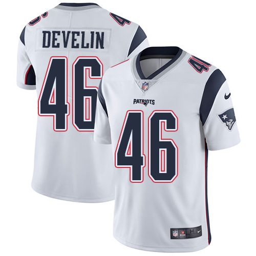 Nike Patriots #46 James Develin White Youth Stitched NFL Vapor Untouchable Limited Jersey Nike Patriots #46 James Develin White Youth Stitched NFL Vapor Untouchable Limited Jersey