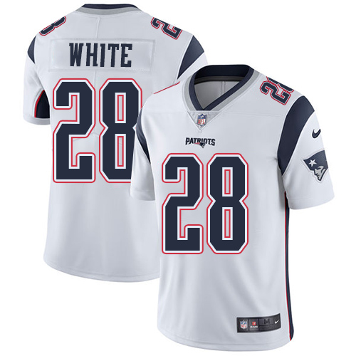 Nike Patriots #28 James White White Youth Stitched NFL Vapor Untouchable Limited Jersey Nike Patriots #28 James White White Youth Stitched NFL Vapor Untouchable Limited Jersey