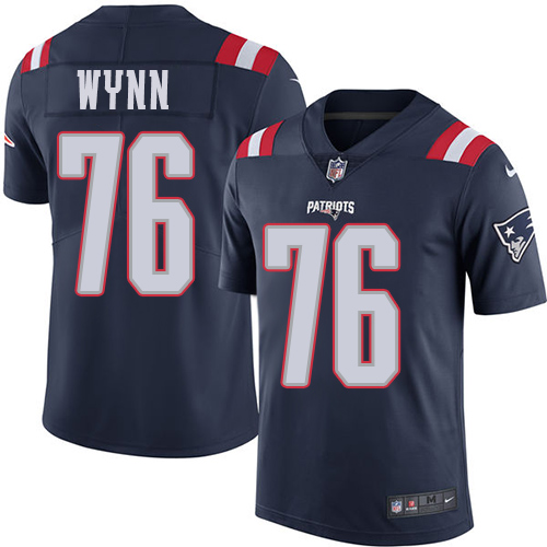 Nike Patriots #76 Isaiah Wynn Navy Blue Youth Stitched NFL Limited Rush Jersey Nike Patriots #76 Isaiah Wynn Navy Blue Youth Stitched NFL Limited Rush Jersey
