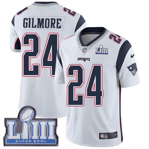 Nike Patriots #24 Stephon Gilmore White Super Bowl LIII Bound Youth Stitched NFL Vapor Untouchable Limited Jersey Nike Patriots #24 Stephon Gilmore White Super Bowl LIII Bound Youth Stitched NFL Vapor Untouchable Limited Jersey