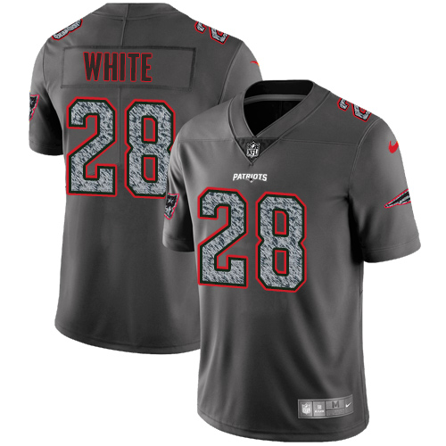 Nike Patriots #28 James White Gray Static Youth Stitched NFL Vapor Untouchable Limited Jersey Nike Patriots #28 James White Gray Static Youth Stitched NFL Vapor Untouchable Limited Jersey