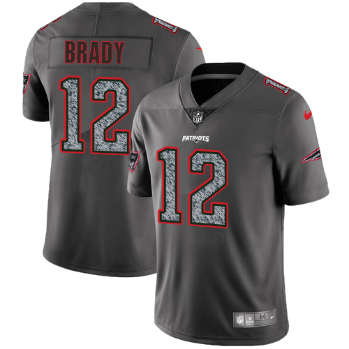 Nike Patriots #12 Tom Brady Gray Static Youth Stitched NFL Vapor Untouchable Limited Jersey Nike Patriots #12 Tom Brady Gray Static Youth Stitched NFL Vapor Untouchable Limited Jersey