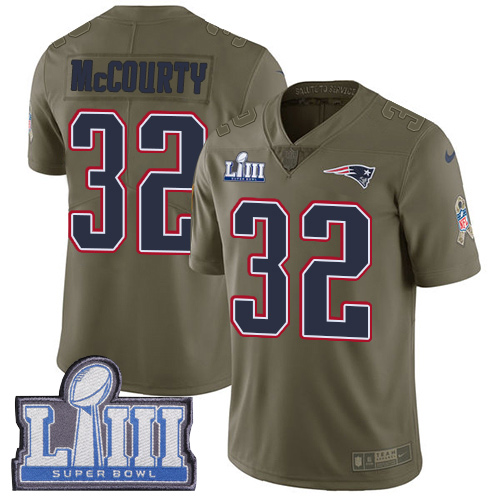 Nike Patriots #32 Devin McCourty Olive Super Bowl LIII Bound Youth Stitched NFL Limited 2017 Salute to Service Jersey Nike Patriots #32 Devin McCourty Olive Super Bowl LIII Bound Youth Stitched NFL Limited 2017 Salute to Service Jersey