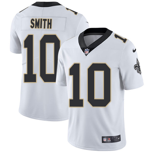 Nike Saints #10 Tre'Quan Smith White Youth Stitched NFL Vapor Untouchable Limited Jersey Nike Saints #10 Tre'Quan Smith White Youth Stitched NFL Vapor Untouchable Limited Jersey