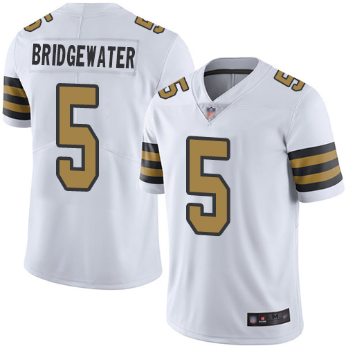 Nike Saints #5 Teddy Bridgewater White Youth Stitched NFL Limited Rush Jersey Nike Saints #5 Teddy Bridgewater White Youth Stitched NFL Limited Rush Jersey