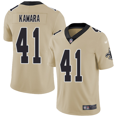 Nike Saints #41 Alvin Kamara Gold Youth Stitched NFL Limited Inverted Legend Jersey Nike Saints #41 Alvin Kamara Gold Youth Stitched NFL Limited Inverted Legend Jersey