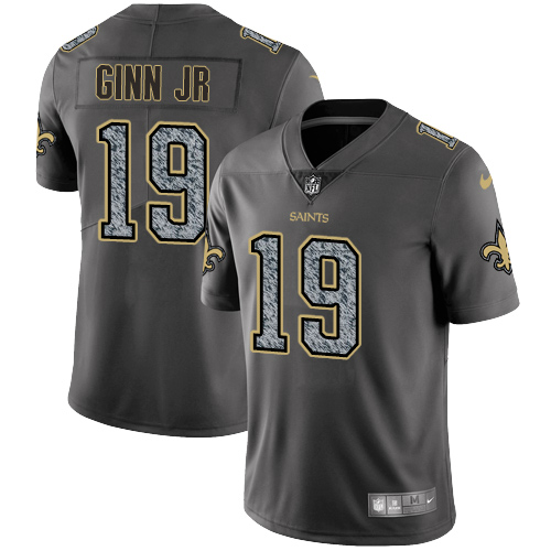 Nike Saints #19 Ted Ginn Jr Gray Static Youth Stitched NFL Vapor Untouchable Limited Jersey Nike Saints #19 Ted Ginn Jr Gray Static Youth Stitched NFL Vapor Untouchable Limited Jersey