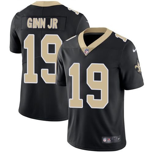 Nike Saints #19 Ted Ginn Jr Black Team Color Youth Stitched NFL Vapor Untouchable Limited Jersey Nike Saints #19 Ted Ginn Jr Black Team Color Youth Stitched NFL Vapor Untouchable Limited Jersey