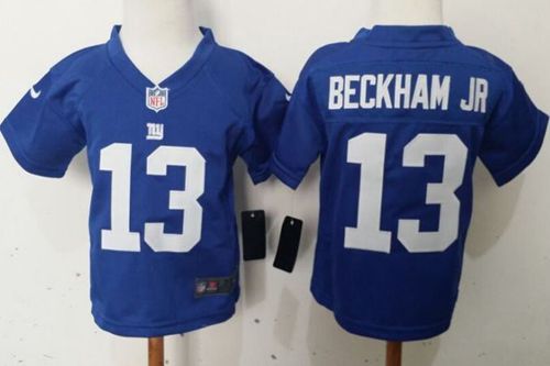 Toddler Nike Giants #13 Odell Beckham Jr Royal Blue Team Color Stitched NFL Elite Jersey Toddler Nike Giants #13 Odell Beckham Jr Royal Blue Team Color Stitched NFL Elite Jersey
